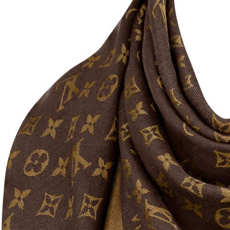 louis vuitton scialle monogram lurex 2017|louis vuitton shawls.